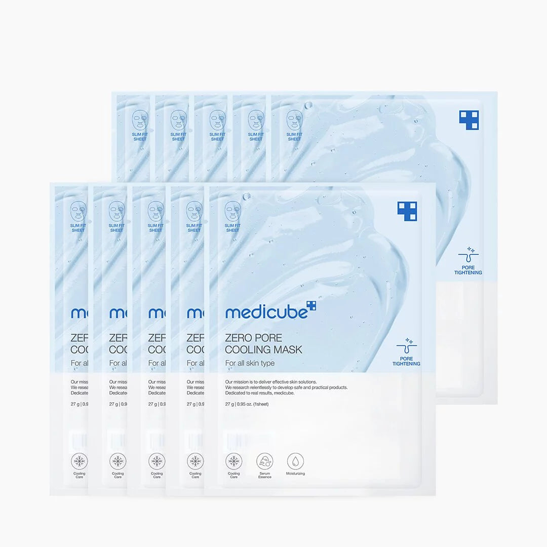 MEDICUBE Zero Pore Cooling Mask 1 Pieces/10 pieces