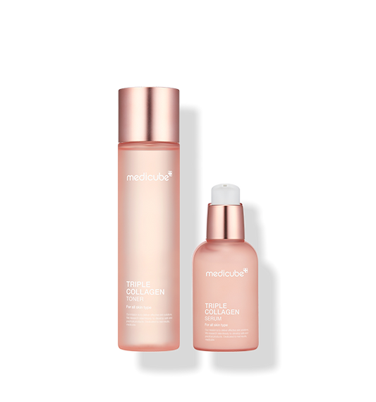 MEDICUBE Triple Collagen Toner & Triple Collagen Serum