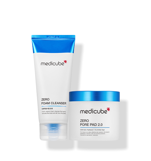 MEDICUBE Zero Foam Cleanser & Zero Pore Pads