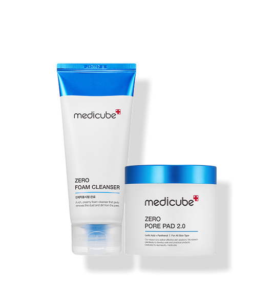 MEDICUBE Zero Foam Cleanser & Zero Pore Pads