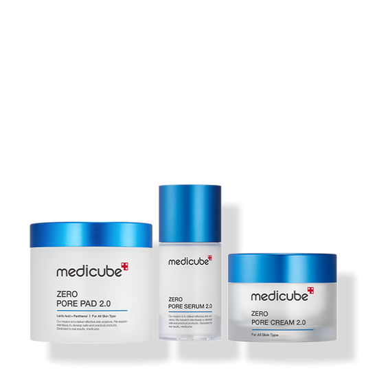 MEDICUBE Zero Pore Pad, Zero Pore Serum & Zero Pore Cream